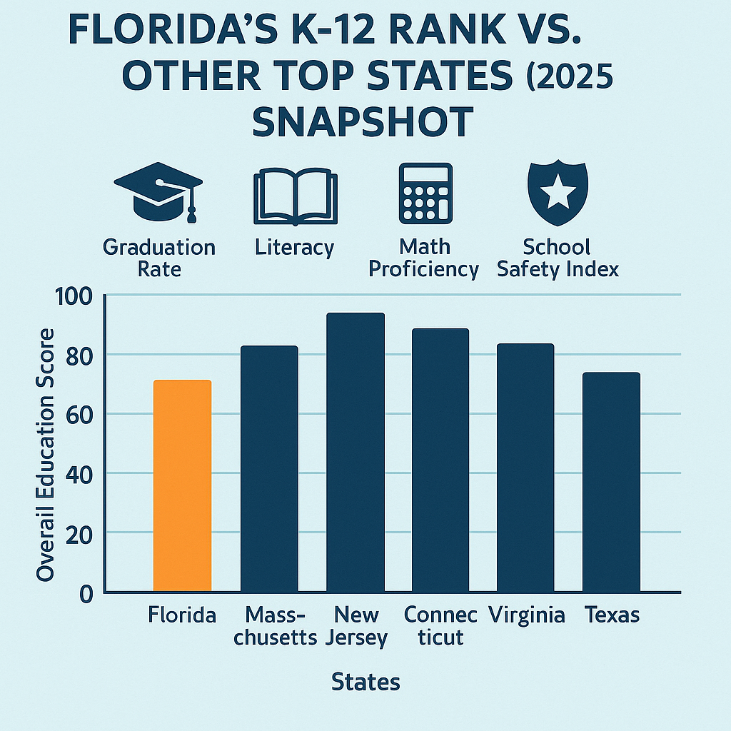 Florida’s K-12 Rank vs. Other Top States (2026 Snapshot)