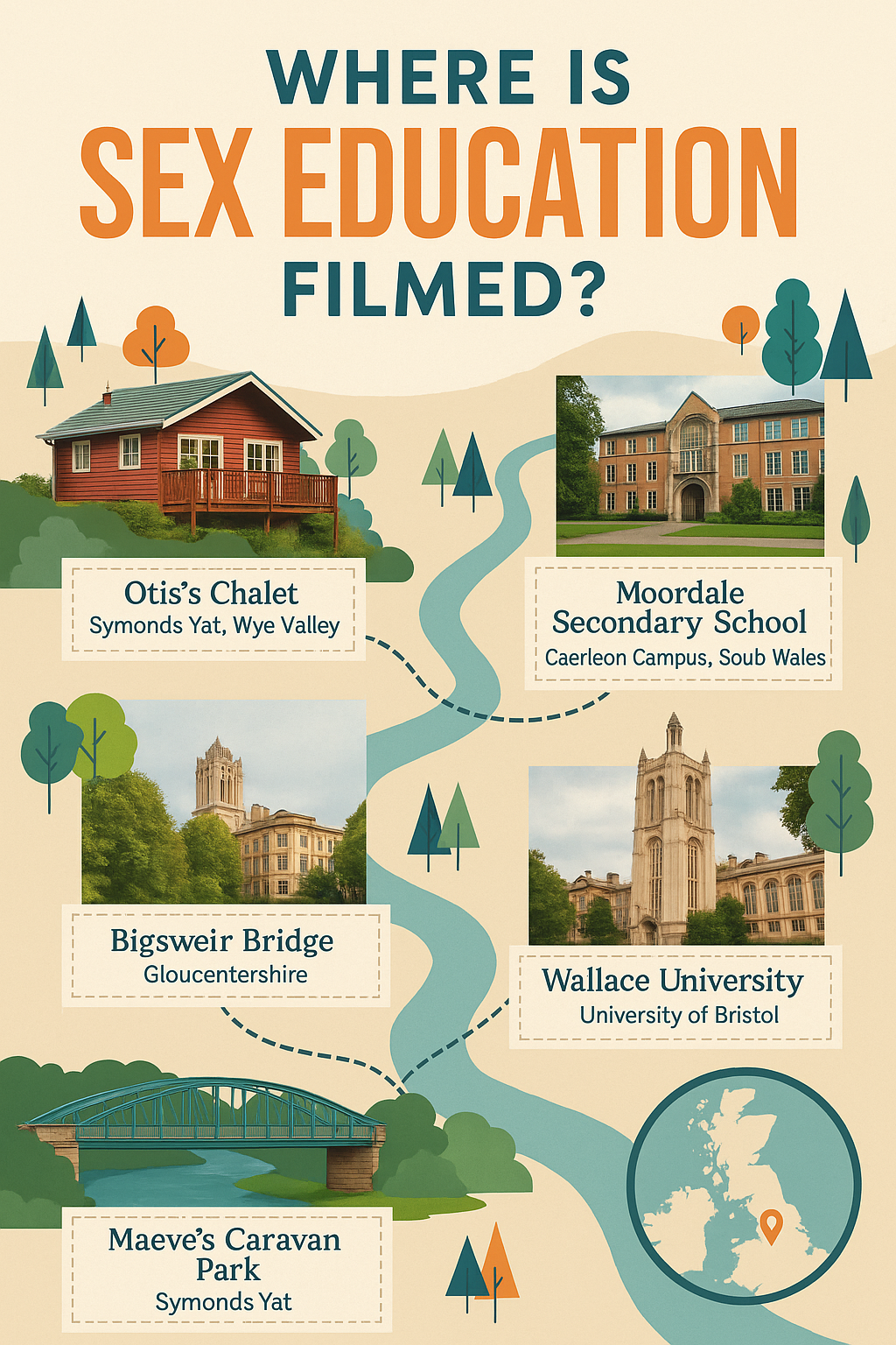 Where is Sex Education filmed?