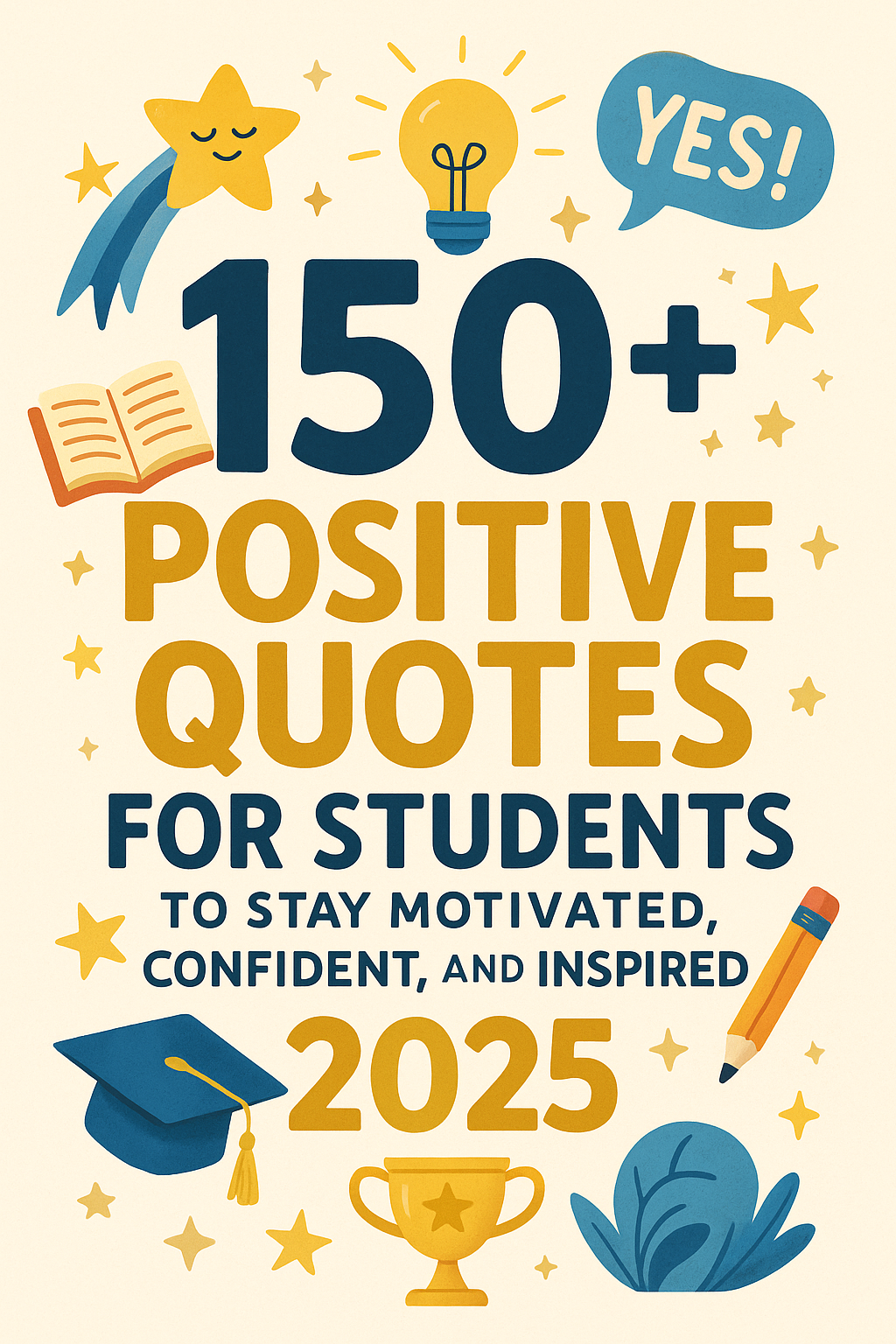 150+ Positive Quotes for Students to Stay Motivated, Confident, and Inspired in 2025